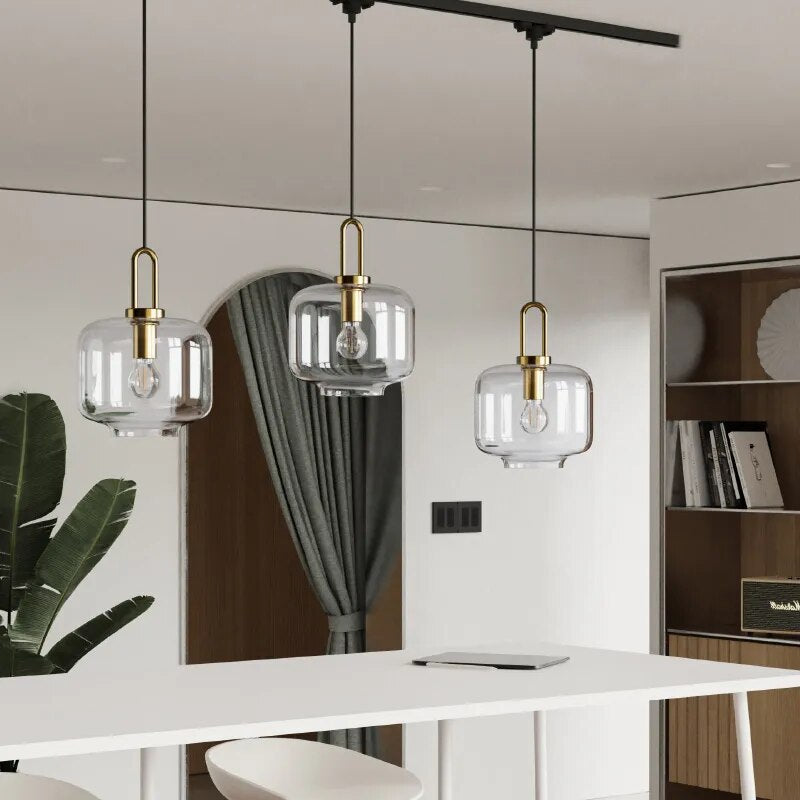 Modern Glass Pendant Lamp Light
