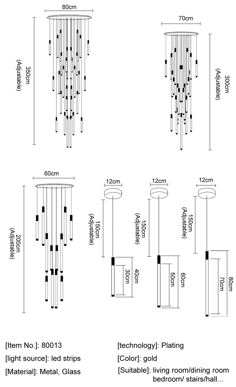 Ylk Aire Modern LED Chandelier