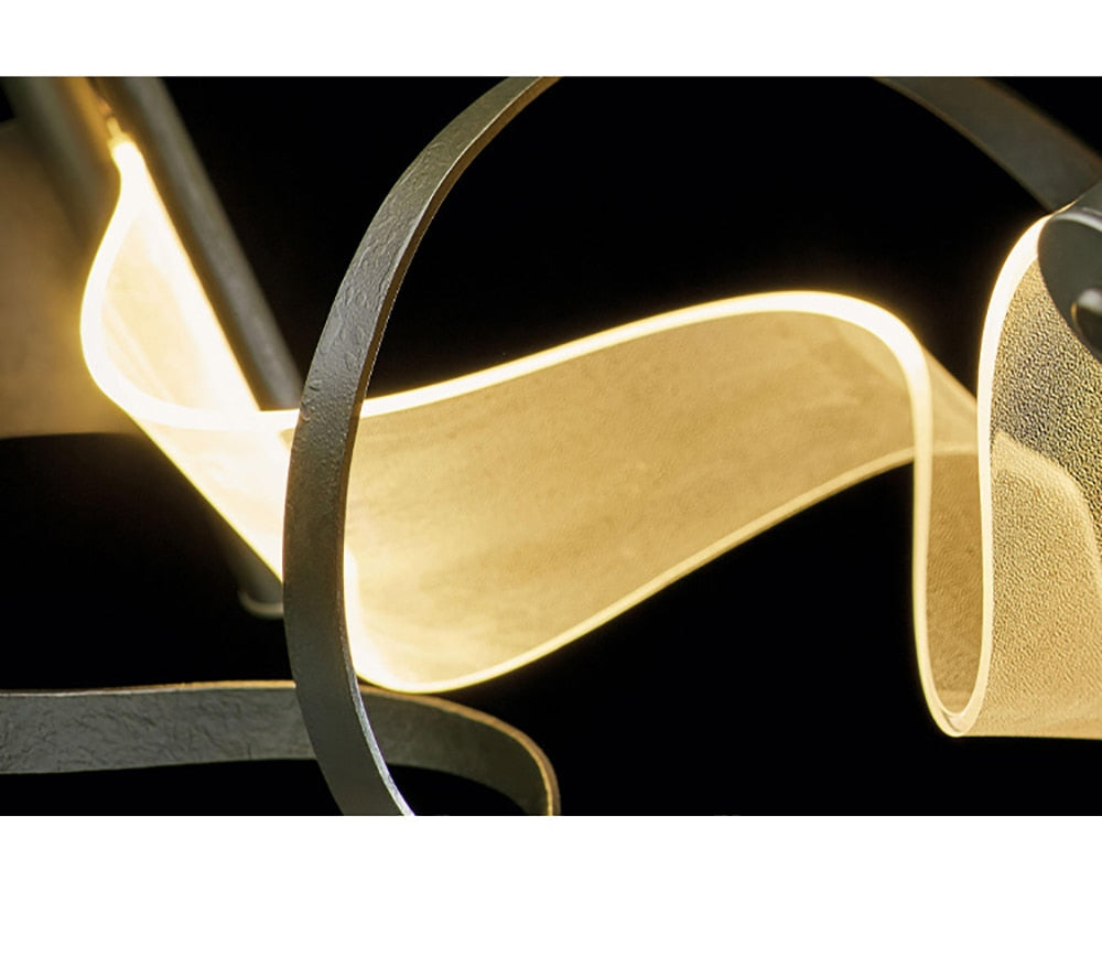 OLGA LED Ceiling Chandelier New Creative Luxury Acrylic Hanging Lamps