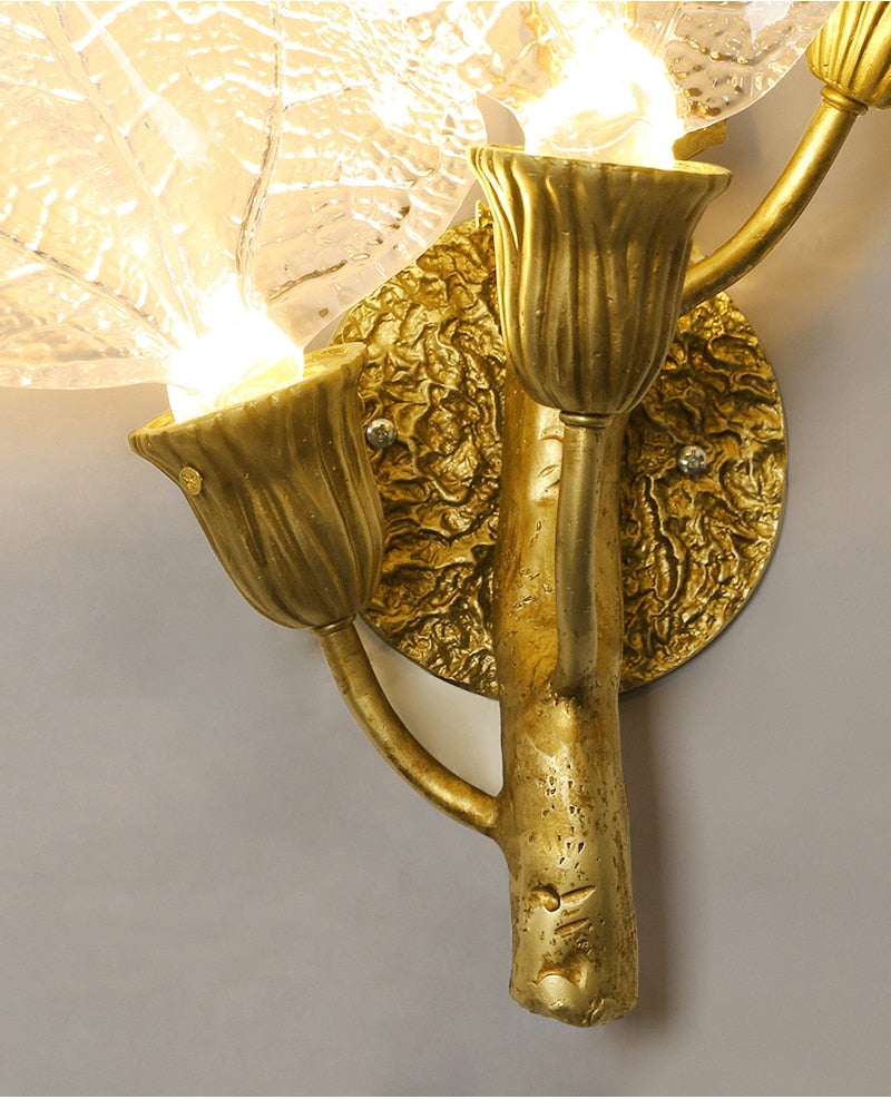 Ylk Kiya Leaf Acrylic Wall Lamp
