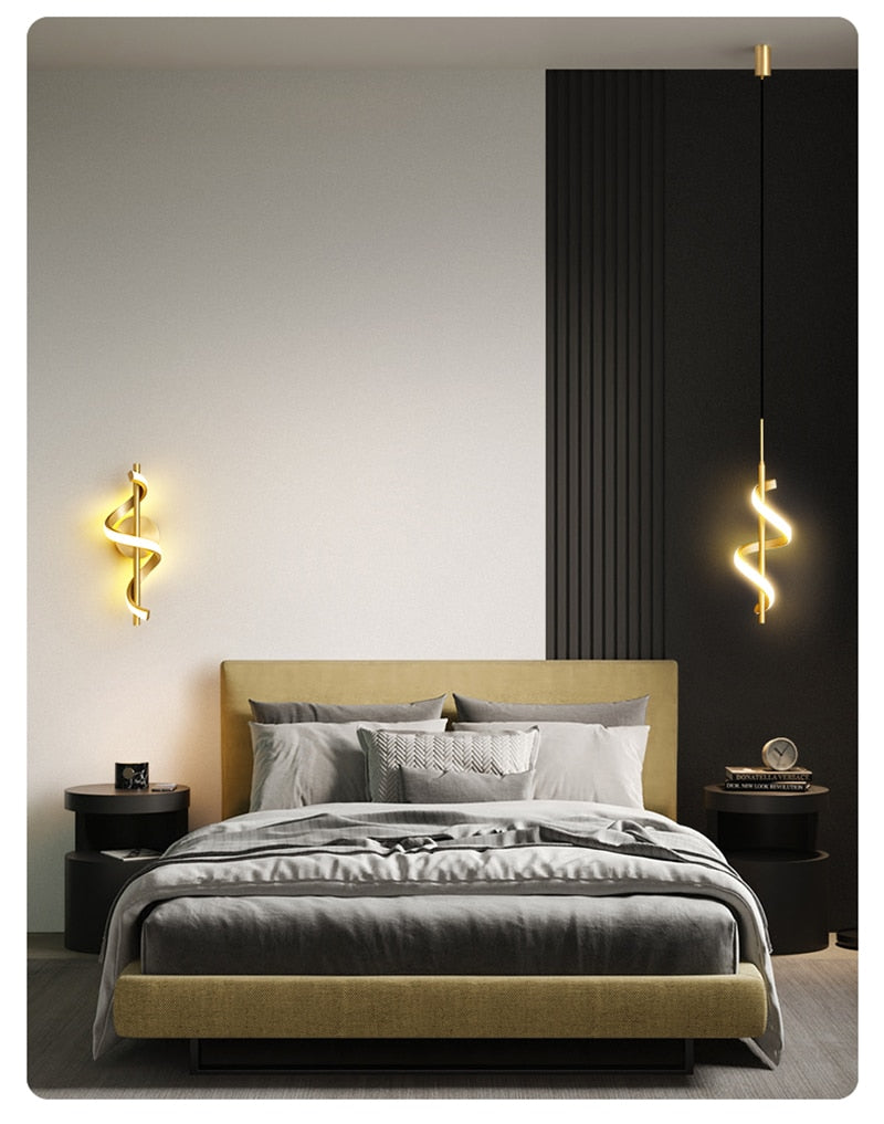 LYF Wall/Pendant The Spiral Lustre LED Light