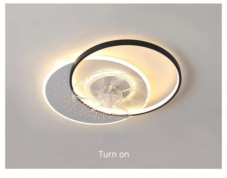 Qiyi Moratie Modern Ceiling Fan Lights