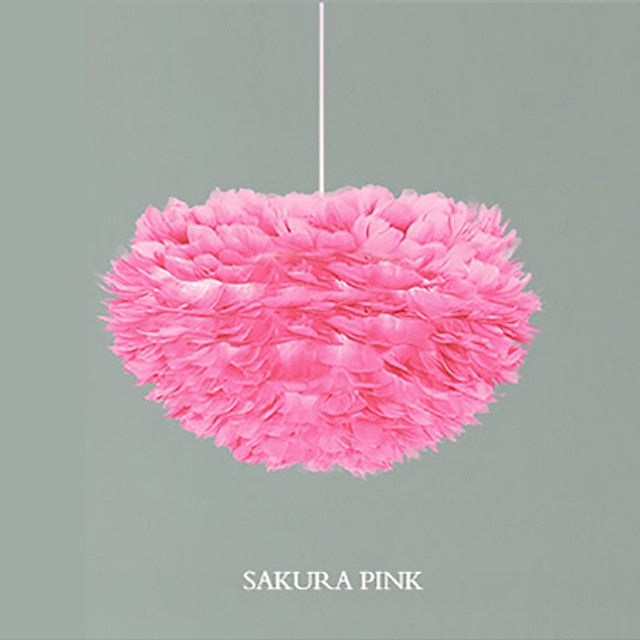 IIS Silki Feather Pendant Light Hanging Ceiling Light