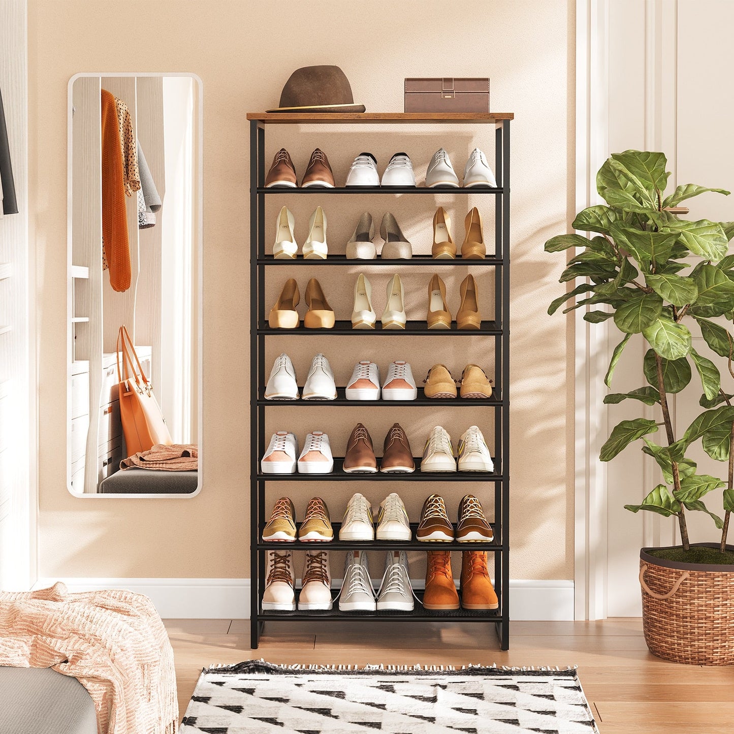 Viveka Chic Metal Shoe Rack