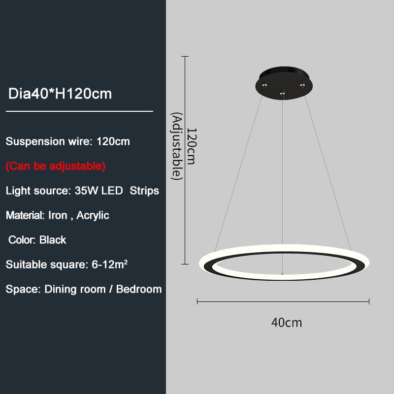 Ylk Ring Design LED Chandelier