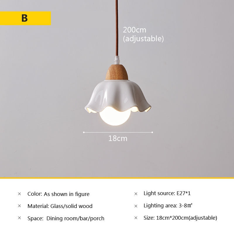Wad Nordic Glass Pendant Lamp