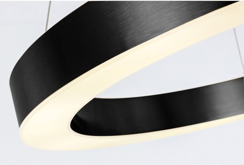 Ylk Bosque Black Ring Chandelier