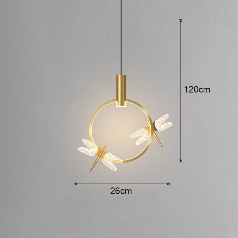 Lyf Dragonfly Pendant Light