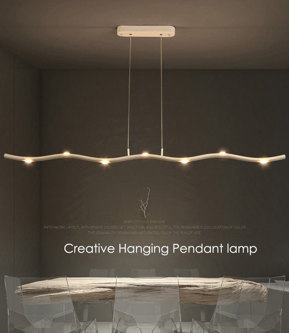 IIS Adjustable Haning Wave Chandelier Lighting