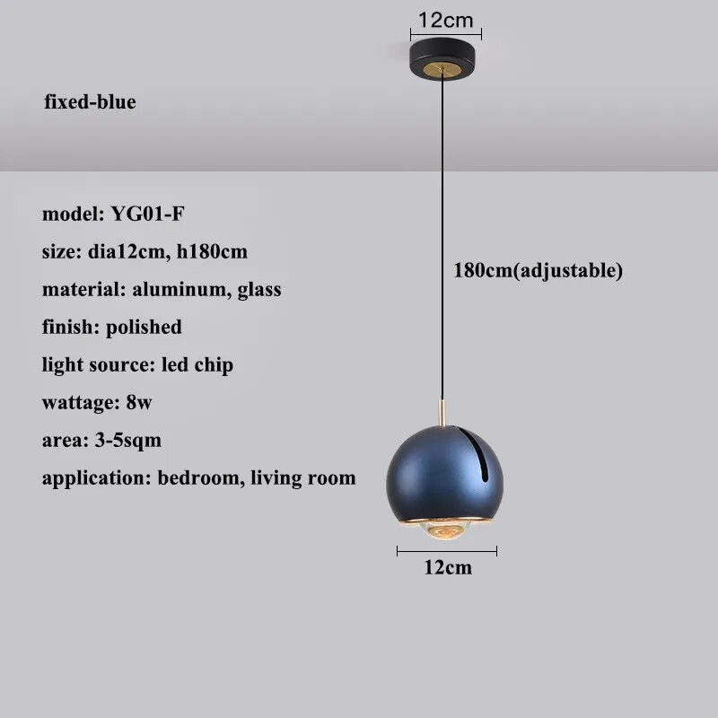 Tirila Modern Adjustable Angle Led Pendant Light