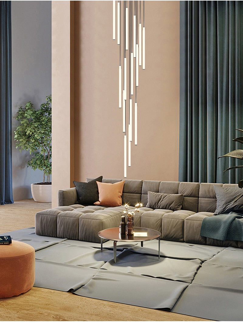 Ylk Tube Modern LED Chandelier