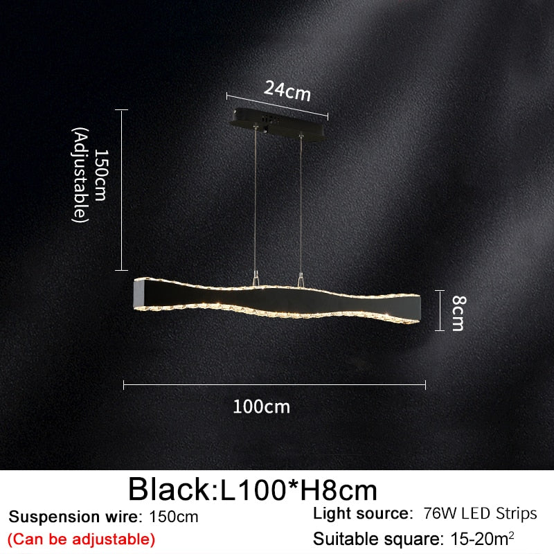 Ylk Modern Crystal Chandelier Fixture