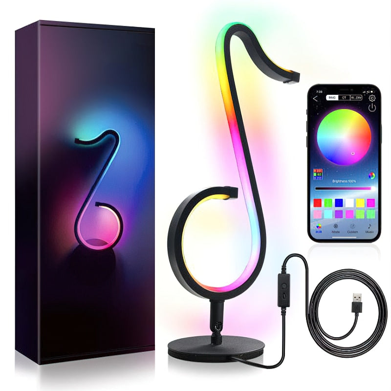 PQ Music Note RGB Light