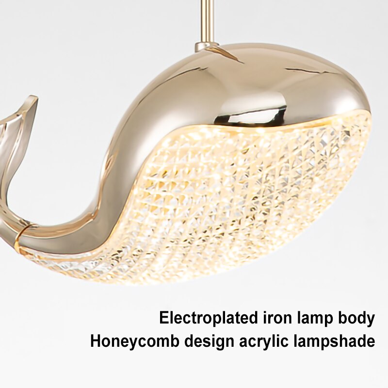 BAN Whale Modern LED Pendant Light