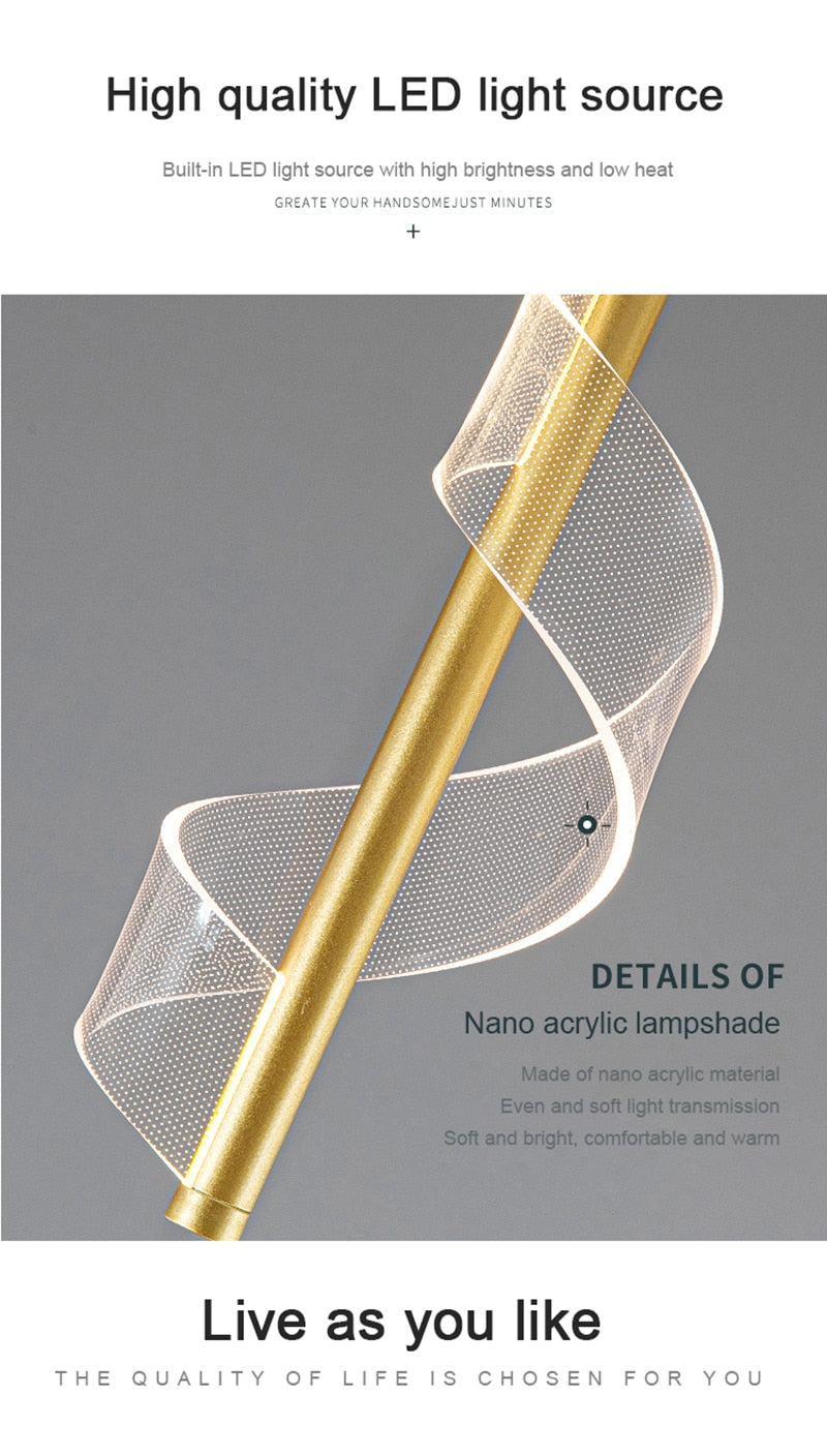 Lyf The Spiral Nordic Pendant Light