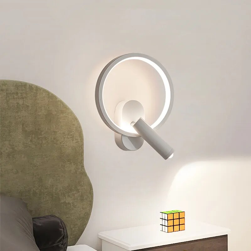 Touch Sensor Rotatable Spotlight Modern LED Wall Lights
