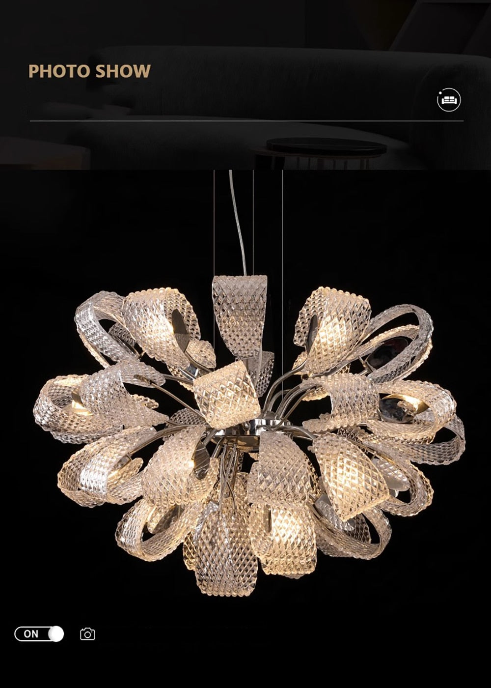 Privet Nordic Art Deco Chandelier