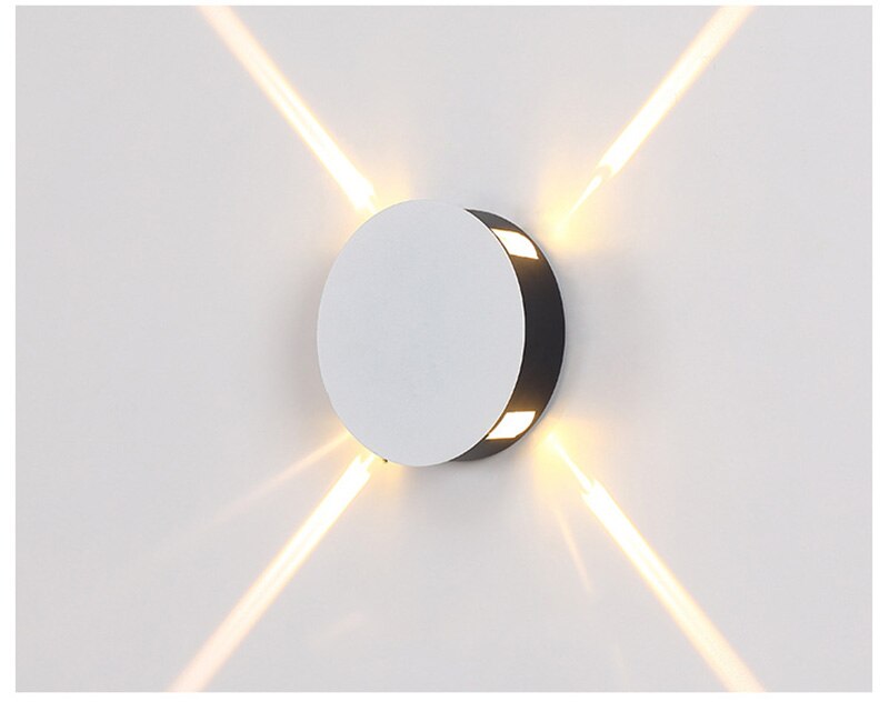 Won Outdoor Waterproof Crossing Sconces