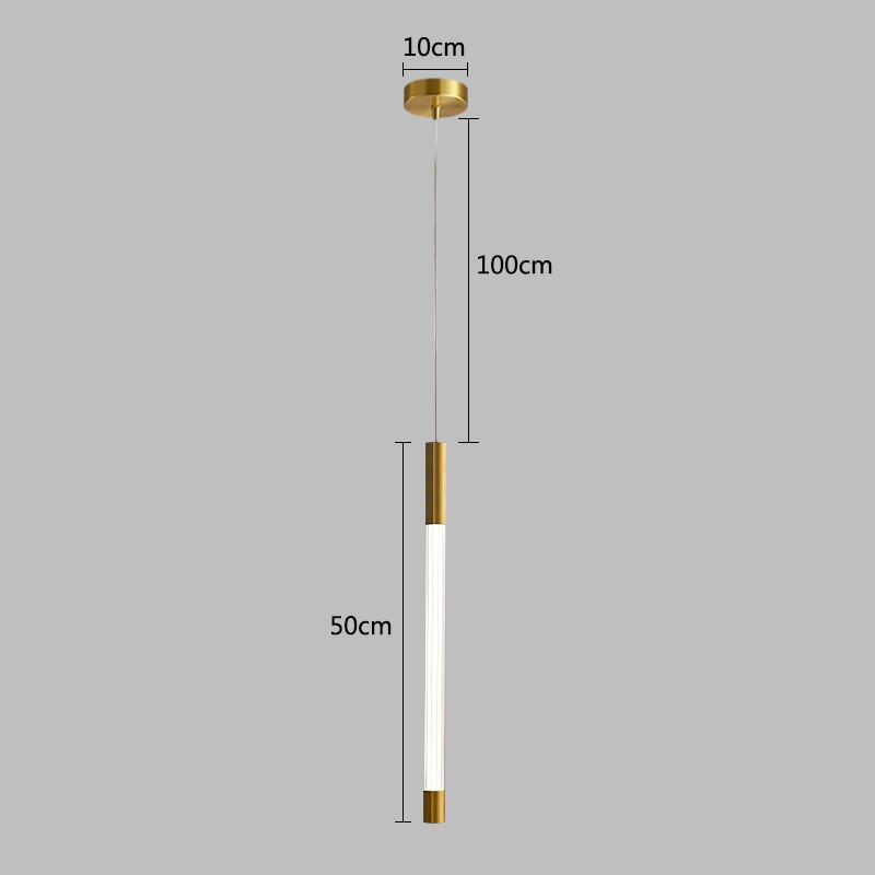 Oud Vitt Minimalist Gold Pendant Light