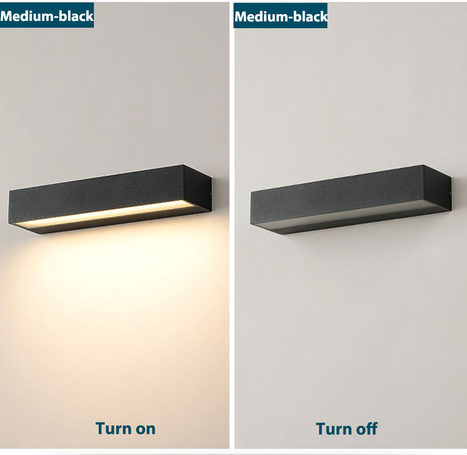 IIS LED Outdoor IP65 Waterproof Porch Wall Sconces Aluminum Exterior