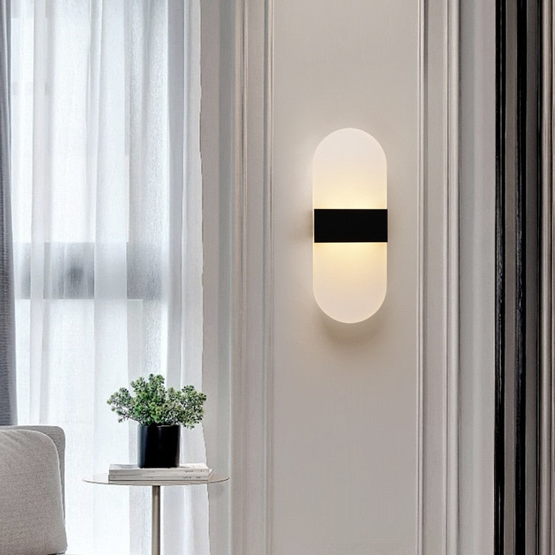 WIN LED Touch Sensor Switch Acrylic Wall Lamp
