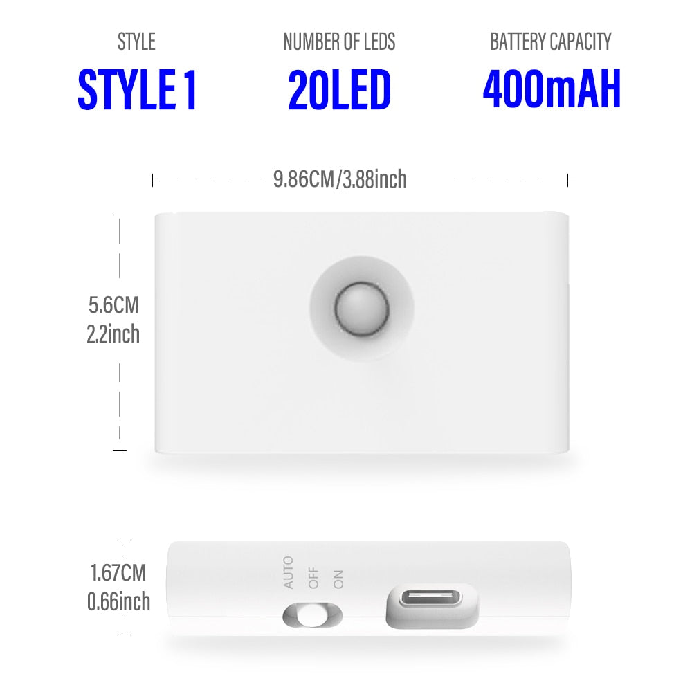 LED Induction Night Light Wireless USB Charging