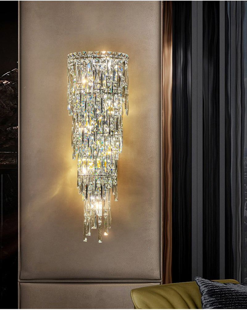 Ylk Tain Luxury Crystal Wall Lamp