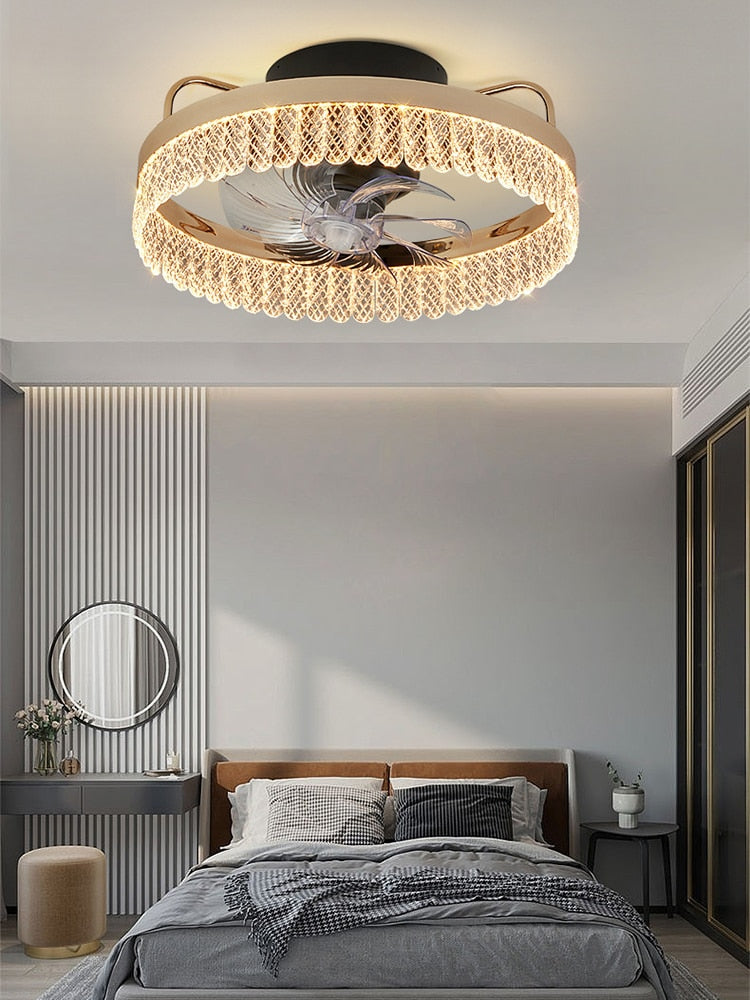 Privet 2023 Crystal Ceiling Fan