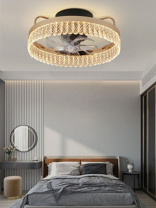 Privet 2023 Crystal Ceiling Fan