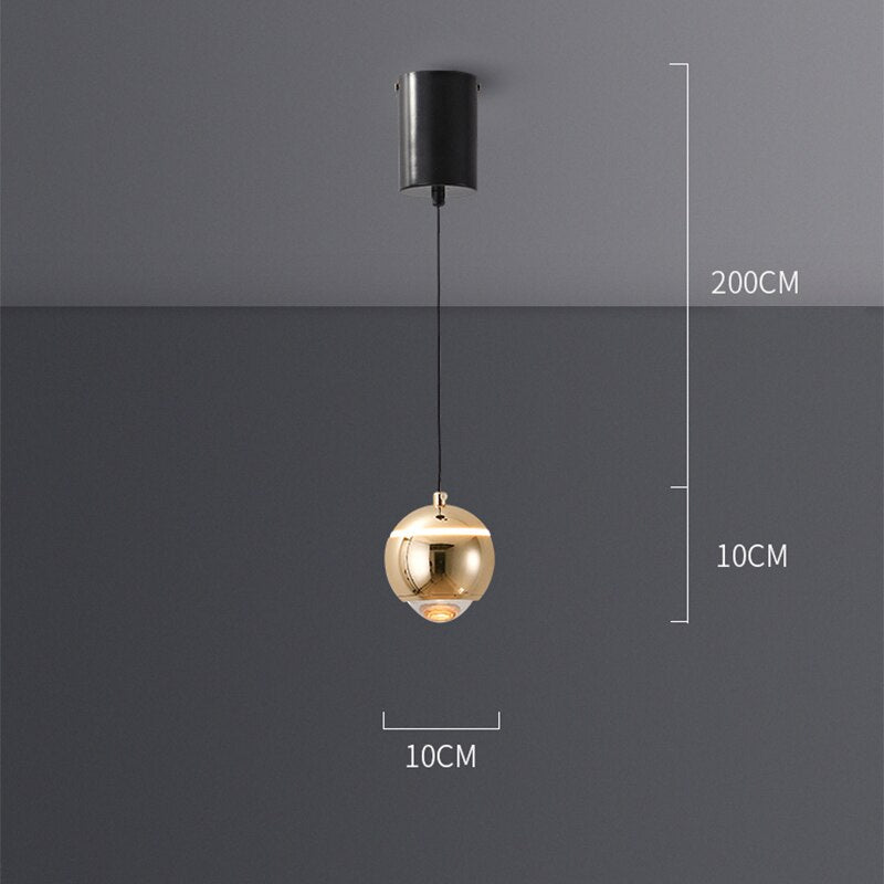 LYF Darla Golden Modern LED Pendant Lights