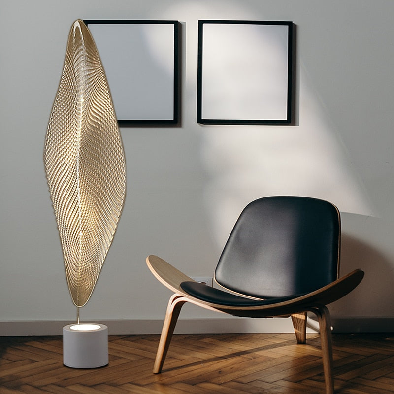 OLGA Leaf Shape Artistical Floor Lamps Modern Creative Design Home Decoration