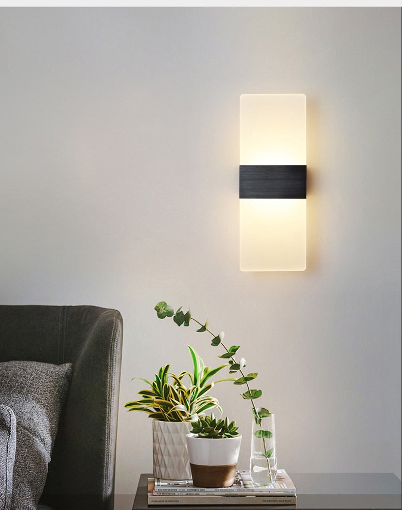 WIN LED Touch Sensor Switch Acrylic Wall Lamp