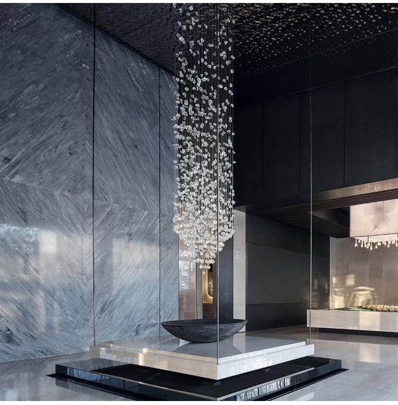 Ylk Modern Clear Crystal Chandelier