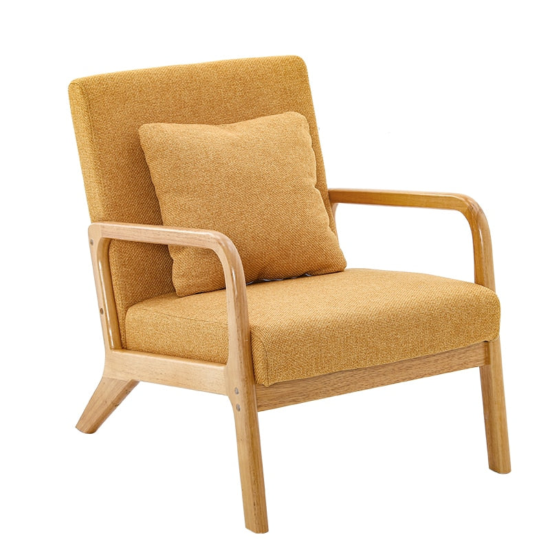 Maren - Living Room Accent Chairs Bedroom Chair Reading Armchair Indoor Wooden Chairs Reading Chair