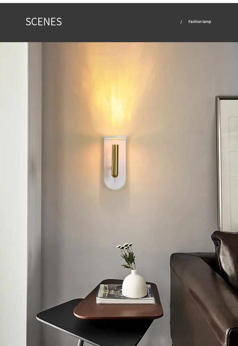 350° Nordic Flame Effect Wall Atmosphere Decorative Wall Lights