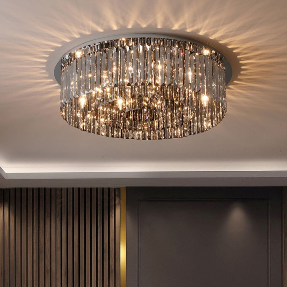 Ylk Luxury Black Ceiling Chandelier
