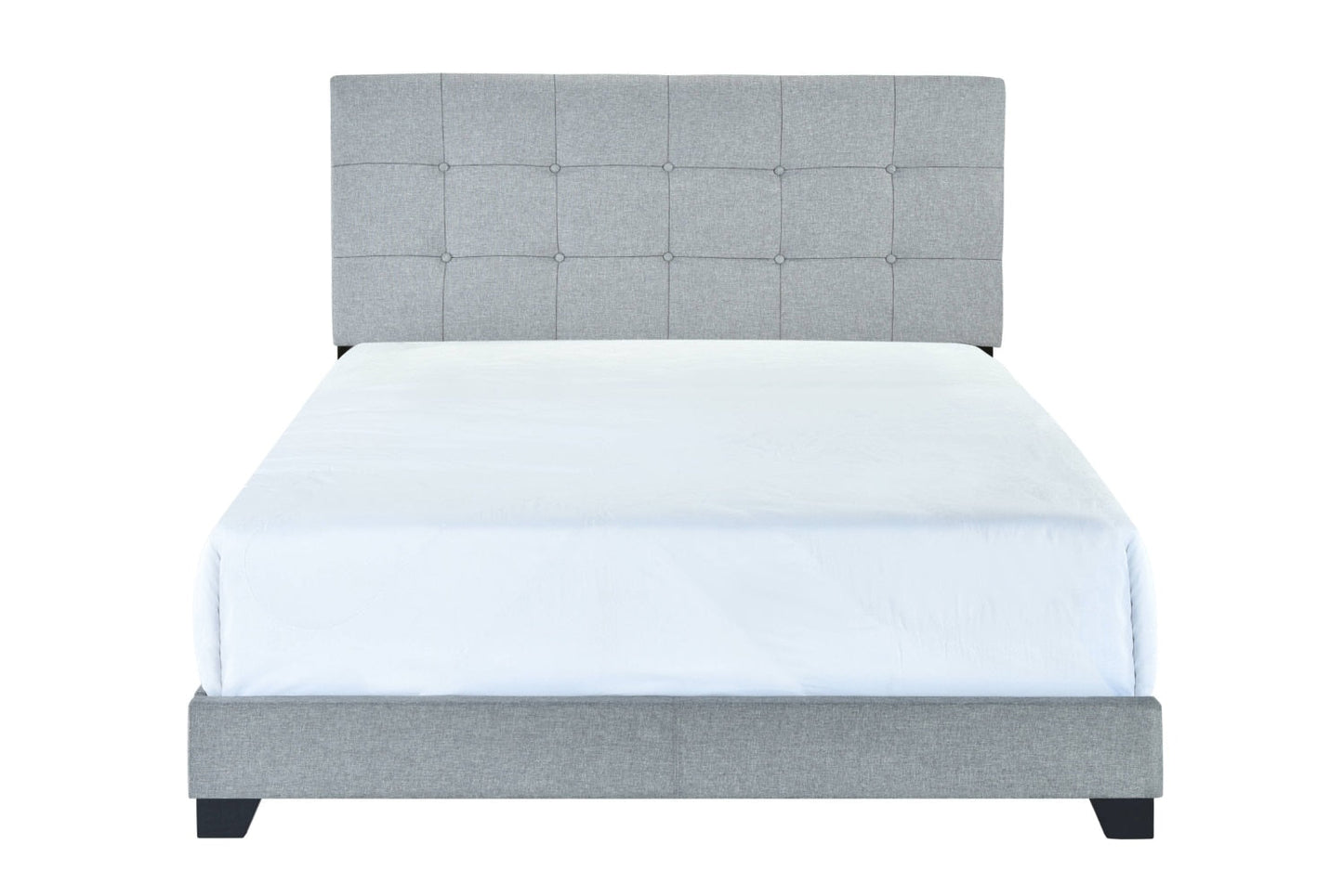 Ragnhild Gray Upholstered Bed Frame