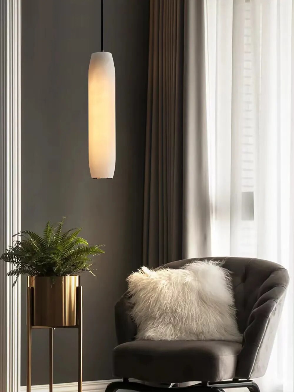 Olga Marble Luxury Hanging Light