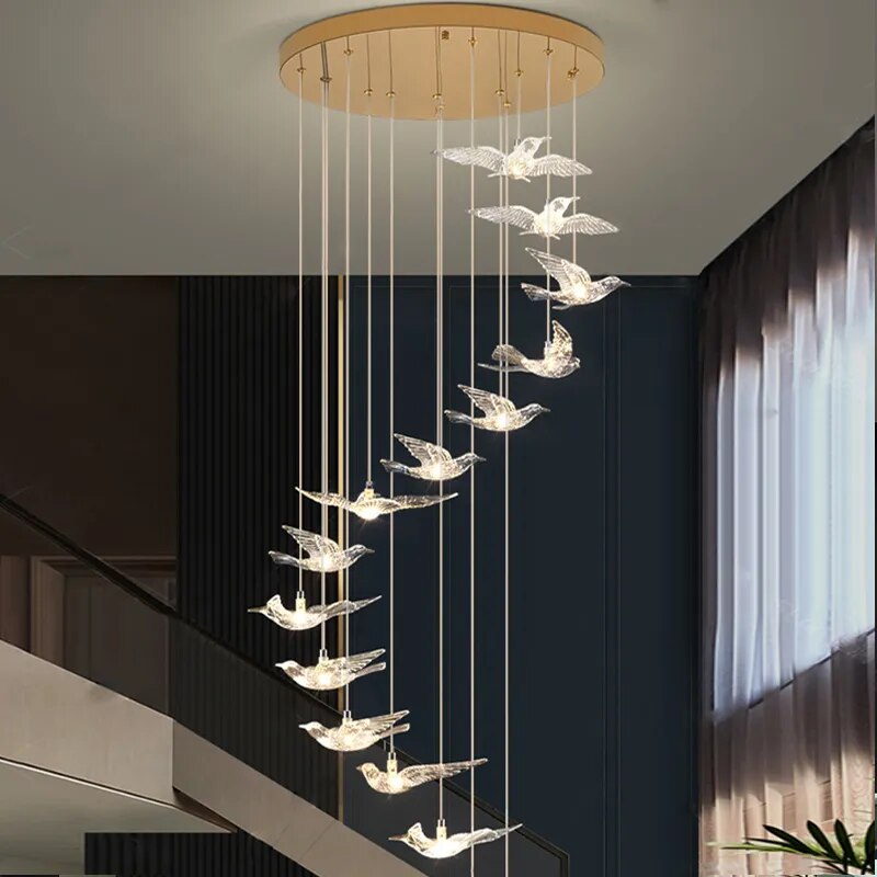 Ylk Bird Design Chandelier Light
