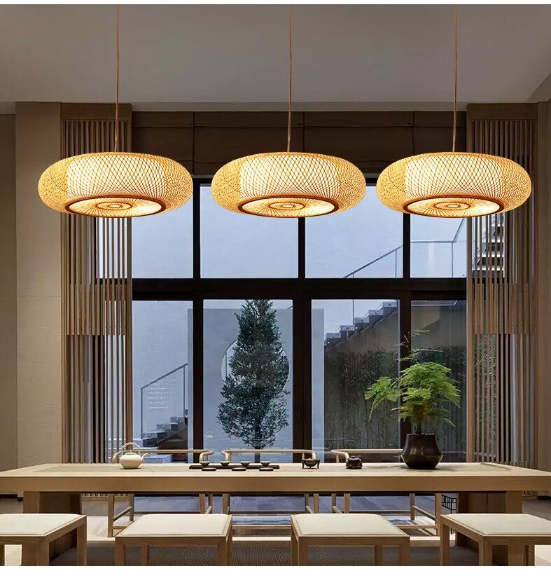 JOY Paroon - Bamboo Pendant Lights for Living Room