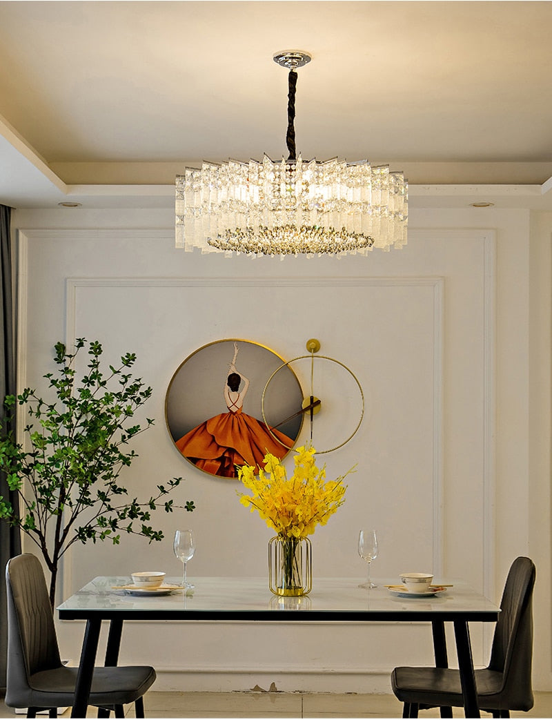 Ylk Wren Elegant Crystal Chandelier