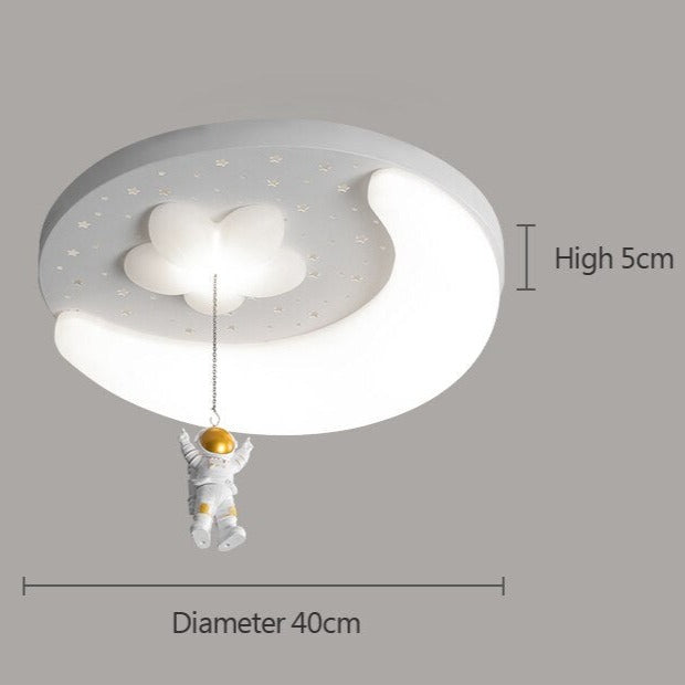 Magnus - Moon Nursery Ceiling Light Childrens Lighting