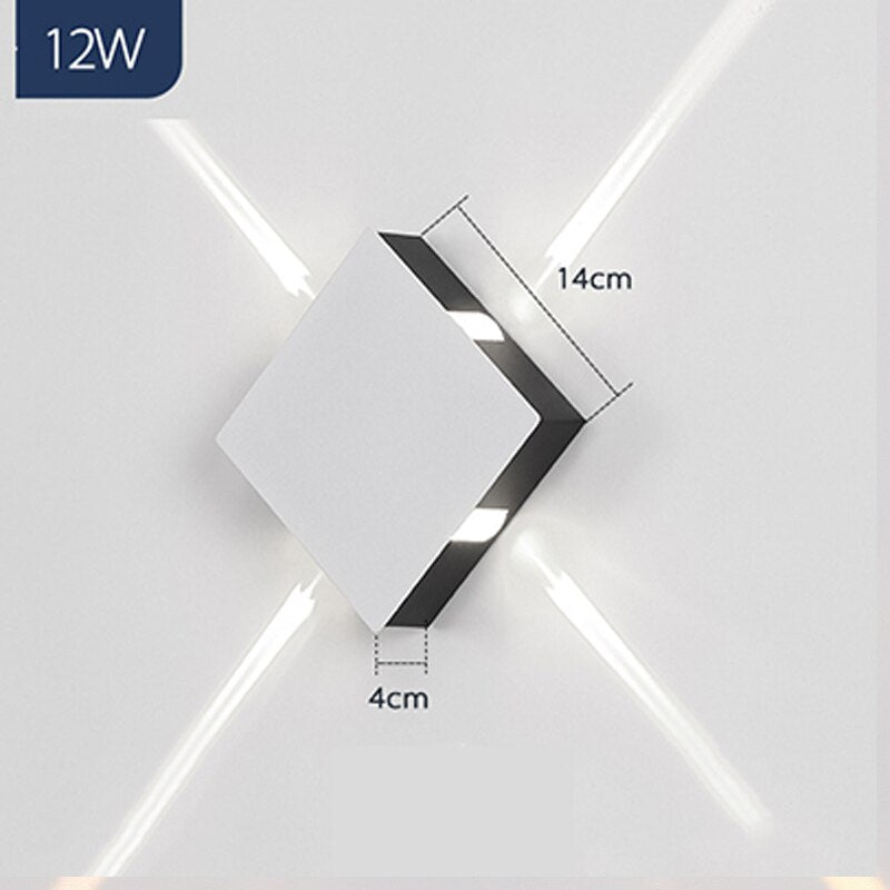 Won Outdoor Waterproof Crossing Sconces