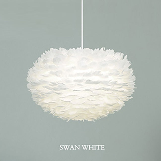 IIS Silki Feather Pendant Light Hanging Ceiling Light