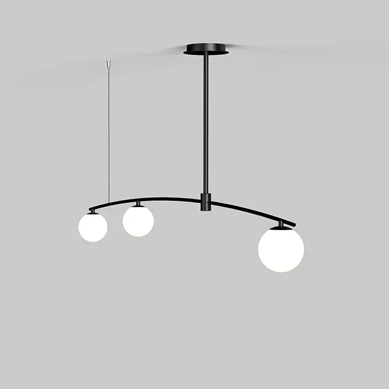 Nordic Glass Ball Design Chandelier Home Dining Room