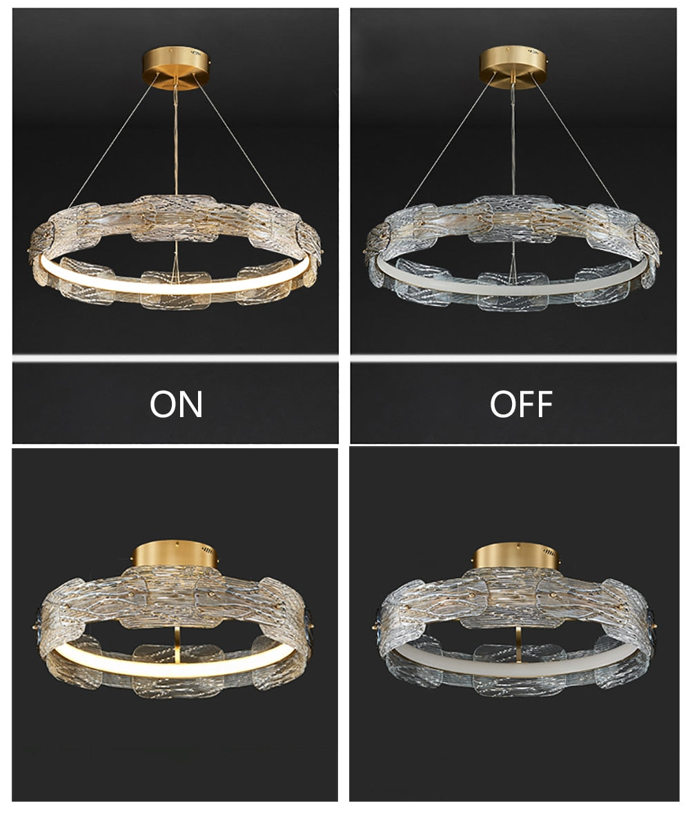 Olga Rounded Crystal Chandelier