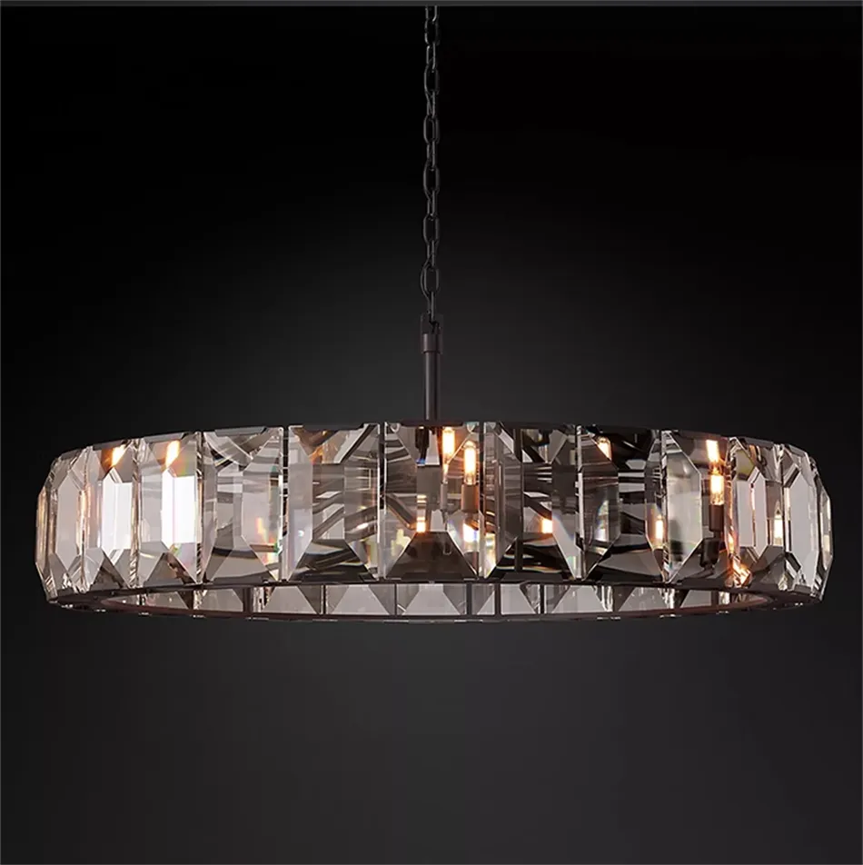 Navi Elegant Dimmable Crystal Chandelier
