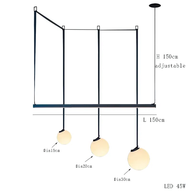 Privet Minimalist Luxury Suspension Light