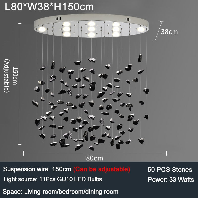 Ylk Tatiana Colorful Crystal Chandelier