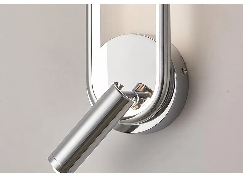 Touch Sensor Rotatable Spotlight Modern LED Wall Lights